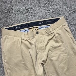 Under Armour Golf Pants Mens 40x30 BROWN The Showdown Pant Performance Golfing